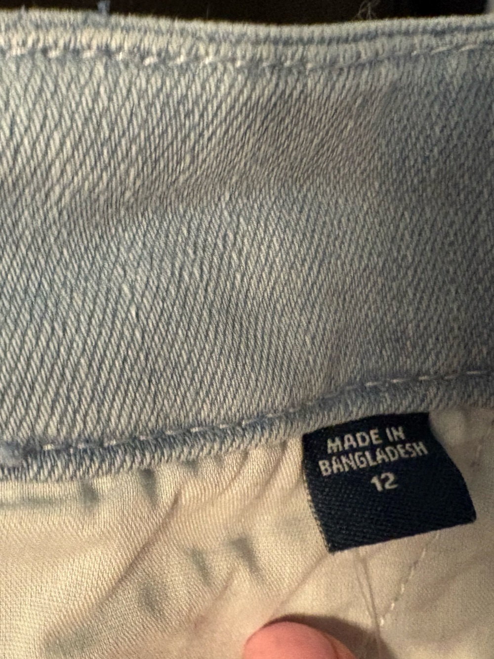 ✨ J. Jill Light Blue Denim Ankle Trouser Jeans Size 12 ✨ - Picture 9 of 11